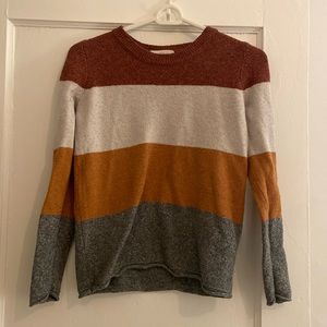Fall colored striped top